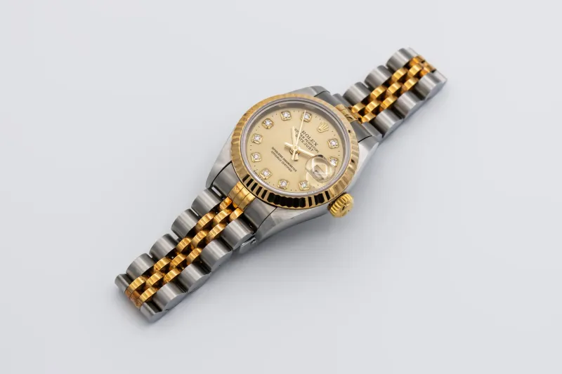 Rolex Lady DateJust 26mm Steel & 18ct Yellow Gold Jubilee 69173 1995