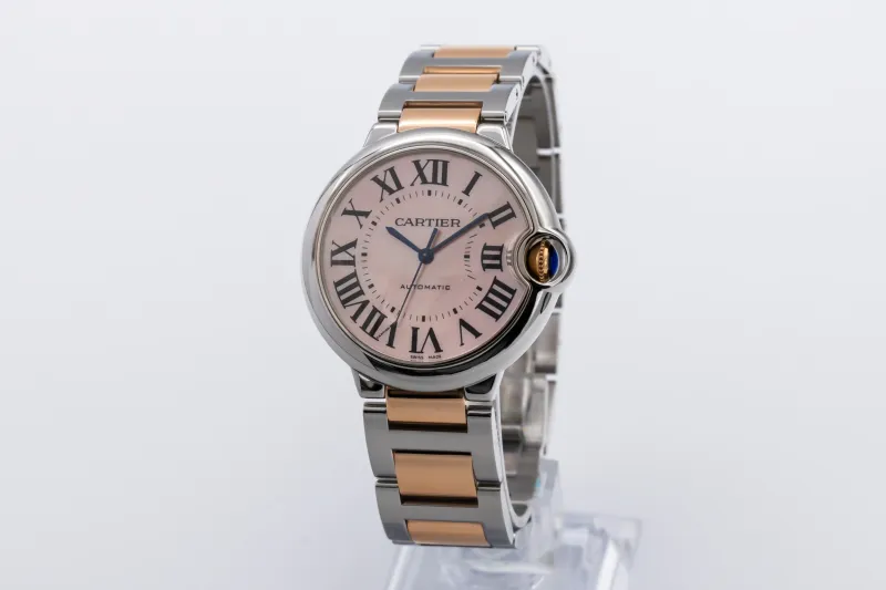 Cartier Ballon Bleu de Cartier 36mm Steel & 18ct Rose Gold W6920033 Circa 2015
