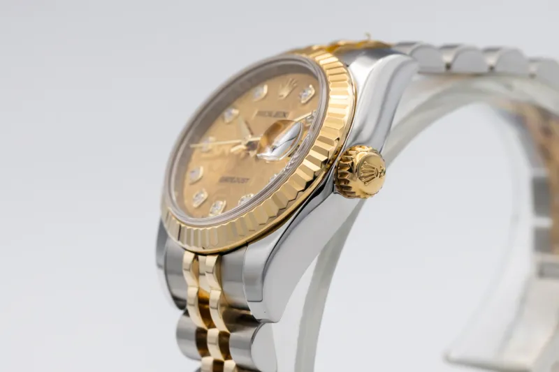 Rolex Lady DateJust 26mm Steel & 18ct Yellow Gold Jubilee 179173 2013