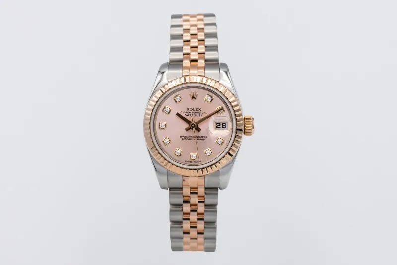 Rolex Lady DateJust 26mm Steel & 18ct Rose Gold Jubilee 179171 2008