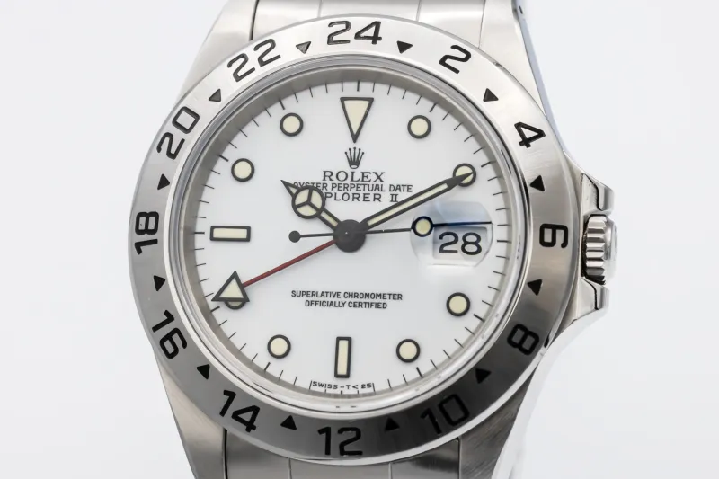 Rolex Explorer II 40mm Stainless Steel Oyster 16570 1993