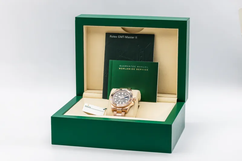 Rolex GMT-Master II 40mm 'Root Beer' 18ct Rose Gold Oyster 126715CHNR 2018