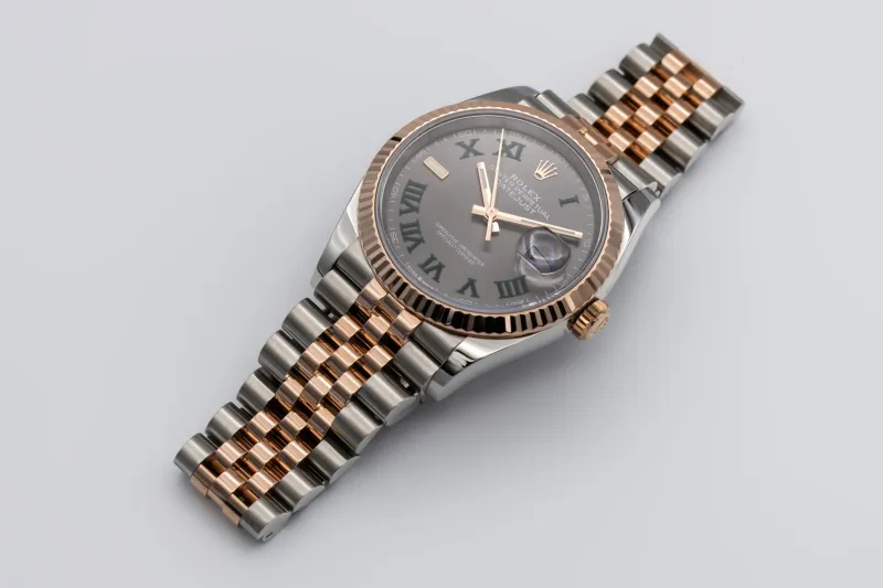 Rolex DateJust 36mm 'Wimbledon' Steel & 18ct Rose Gold Jubilee 126231 2021