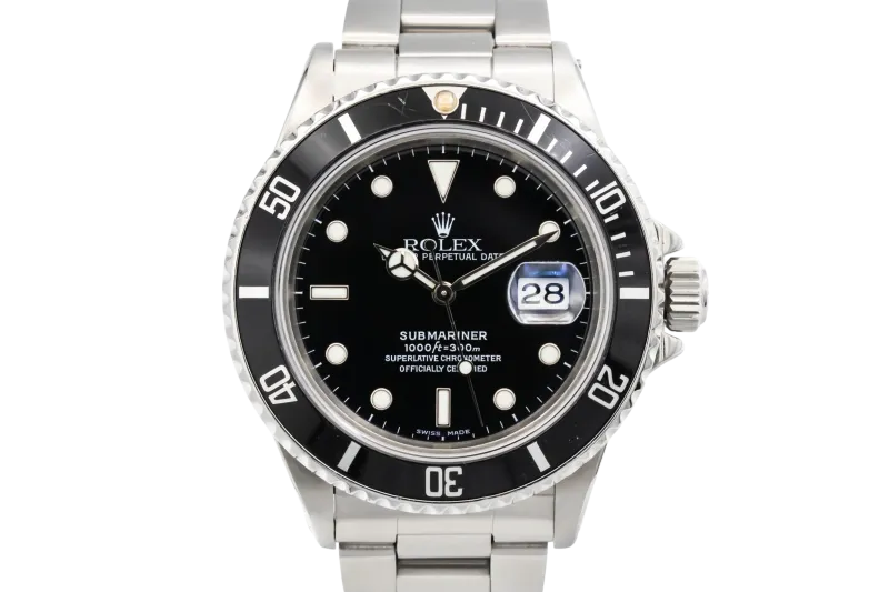 Rolex Submariner Date 40mm Stainless Steel Oyster 16800 1986