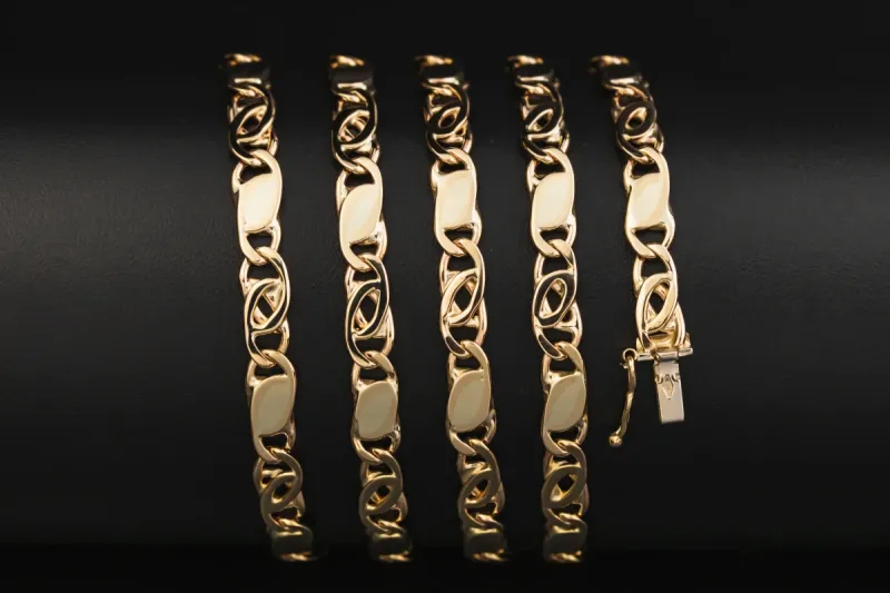 9ct Yellow Gold Italian Birdseye Chain 34.5g