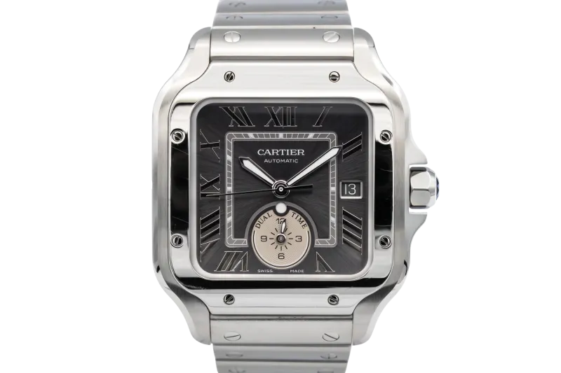 Cartier Santos De Cartier Dual Time 39.8mm Stainless Steel WSSA0076 2025