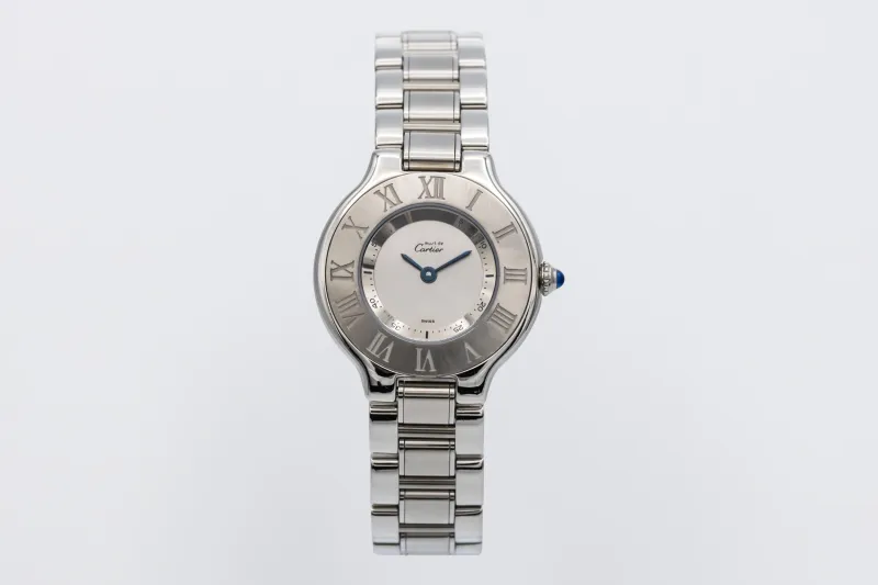 Cartier 21 Must De Cartier 28mm Stainless Steel 1340 Circa 1995
