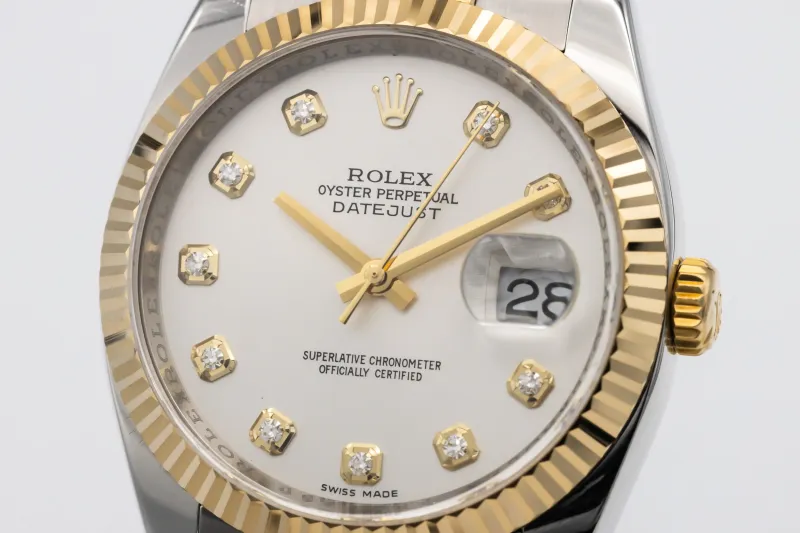 Rolex DateJust 36mm Steel & 18ct Yellow Gold Jubilee 116233 2008