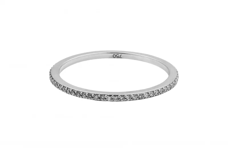 18ct White Gold Brilliant Cut Diamond Engagement Ring 0.50ct