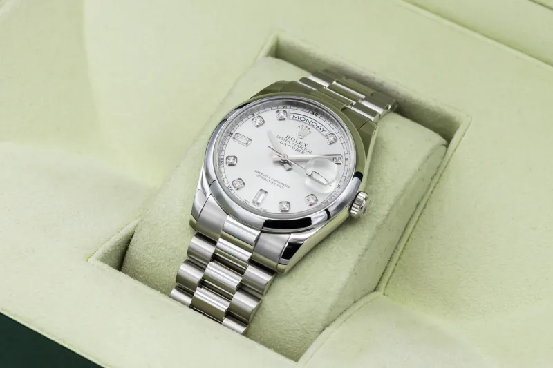 Rolex Day-Date 36mm Platinum Presidential 118206 2007