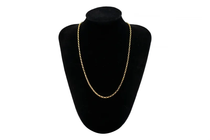 9ct Yellow Gold Anchor Link Chain 18" 1.5g