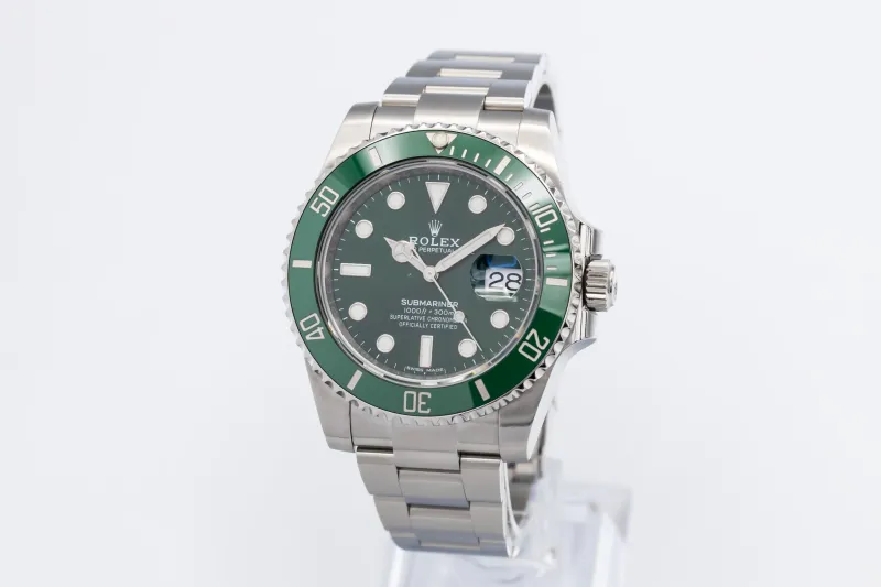 Rolex Submariner 40mm 'Hulk' Stainless Steel Oyster 116610LV 2019