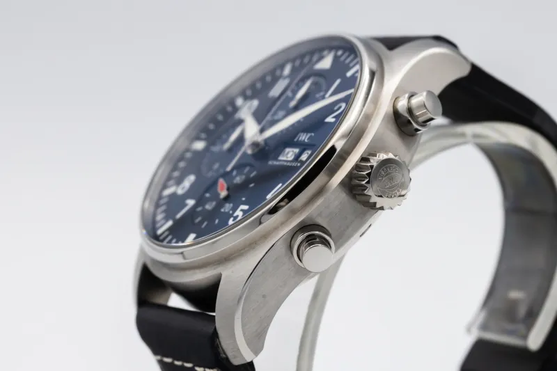 IWC Pilot's Chronograph 43mm Black Leather IW378003 2023