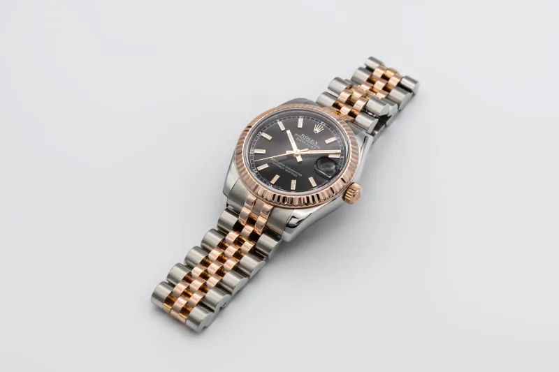 Rolex DateJust 31mm Steel & 18ct Rose Gold Jubilee 178271 2008