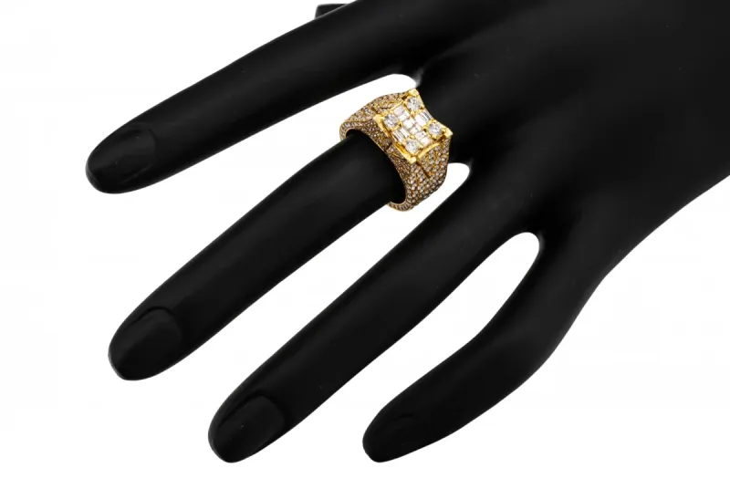 18ct Yellow Gold Diamond Ring 3.88ct VS