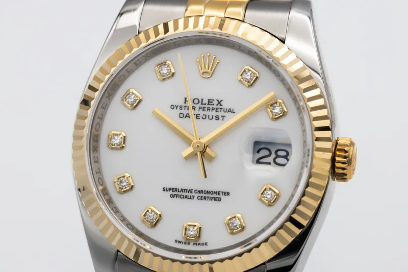 Rolex DateJust 36mm Steel & 18ct Yellow Gold Jubilee 116233 2016