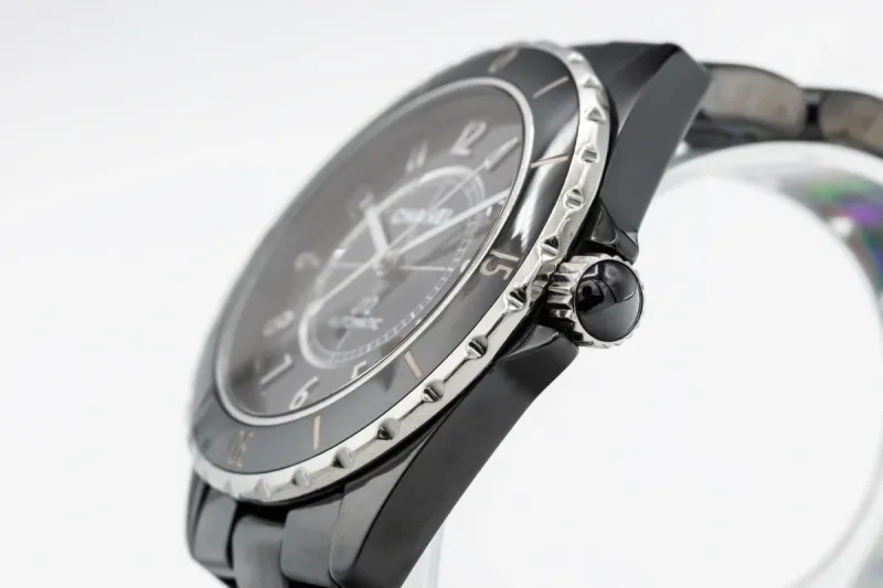 Chanel J12 38mm Black Ceramic Bracelet H0685 Circa 2006