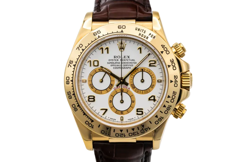 Rolex Cosmograph Daytona 40mm Brown Leather 16518 1996
