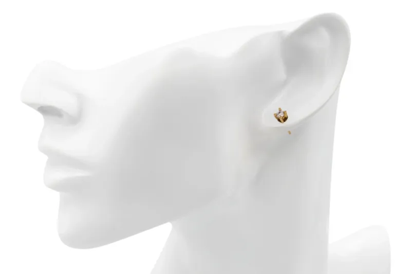 9ct Yellow Gold Diamond Stud Earrings 0.20ct