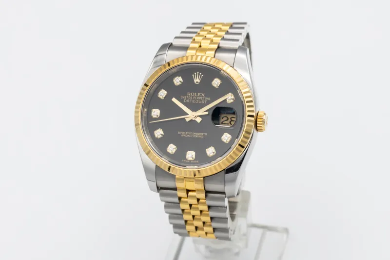 Rolex DateJust 36mm Steel & 18ct Yellow Gold Jubilee 116233 2015