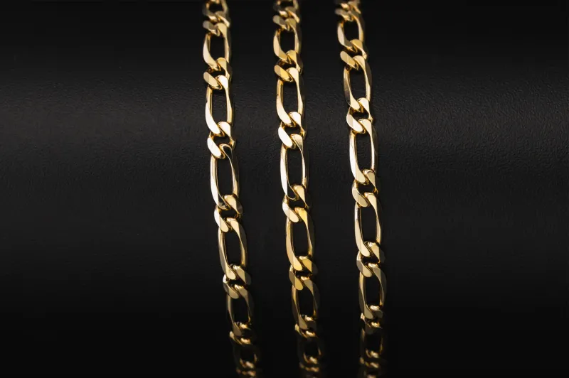 9ct Yellow Gold Curb Chain 23" 12.12g