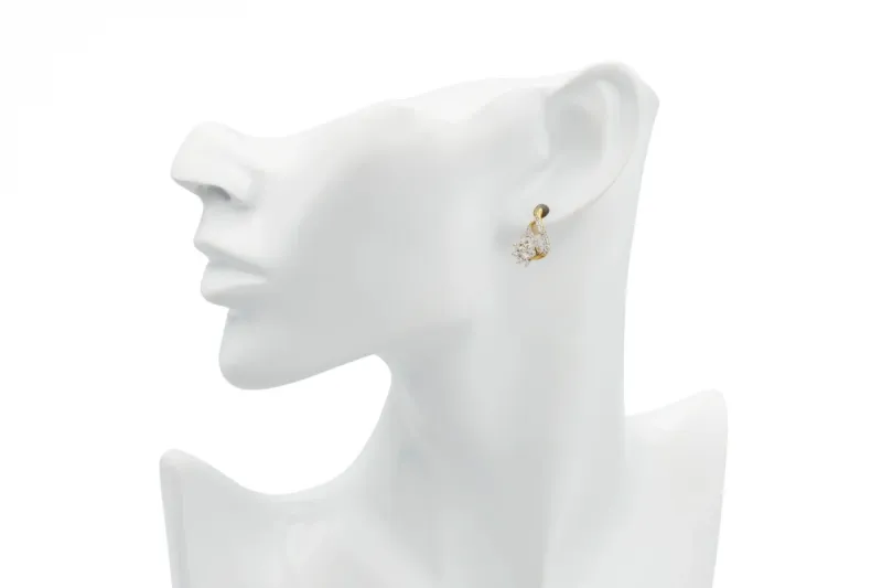 18ct Yellow Gold Diamond Stud Earrings 0.74ct