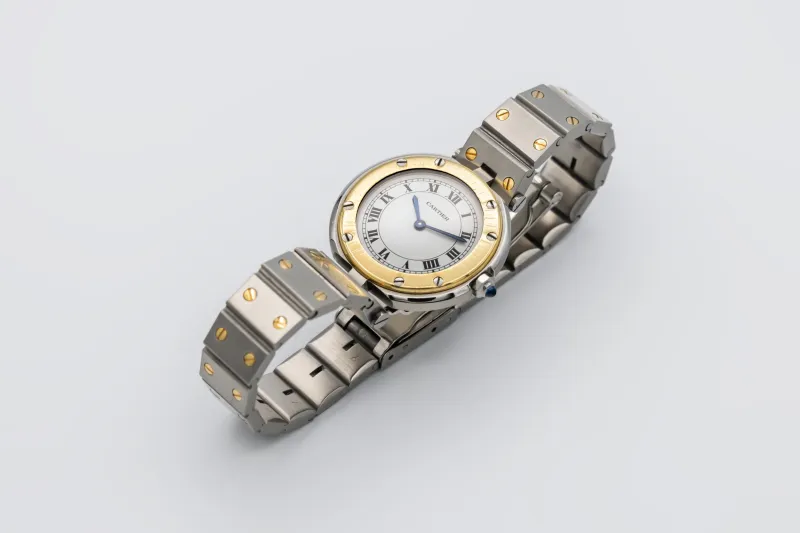 Cartier Santos Vendome 27mm Steel & 18ct Yellow Gold 81913 Circa 1980s