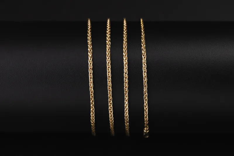 14ct Yellow Gold Unisex Chain 24" 1.5mm 3.6g
