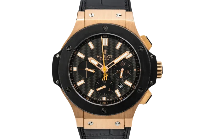 Hublot Big Bang Chronograph 44mm Black Leather 301.PM.1780.RX Circa 2015