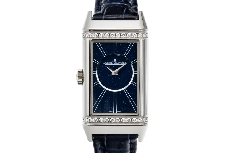 Jaeger-LeCoultre Reverso One Duetto 20x40.1mm Blue Leather Q334848J 2023