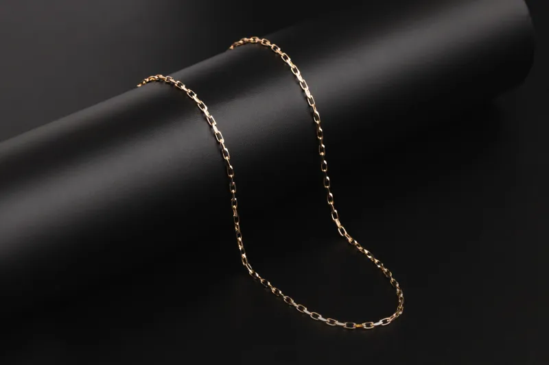 9ct Yellow Gold Anchor Link Chain 21" 5g