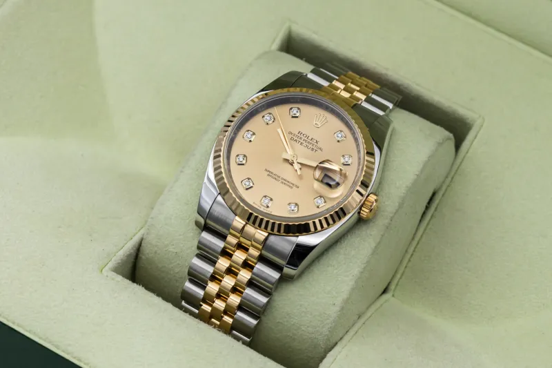 Rolex DateJust 36mm Steel & 18ct Yellow Gold Jubilee 116233 2010