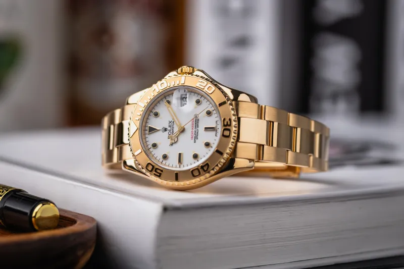 Rolex Yacht-Master 35mm 18ct Yellow Gold Oyster 68628 1999