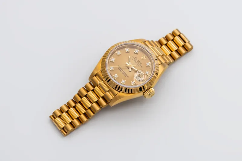 Rolex Lady DateJust 26mm 18ct Yellow Gold Presidential 69178 1993