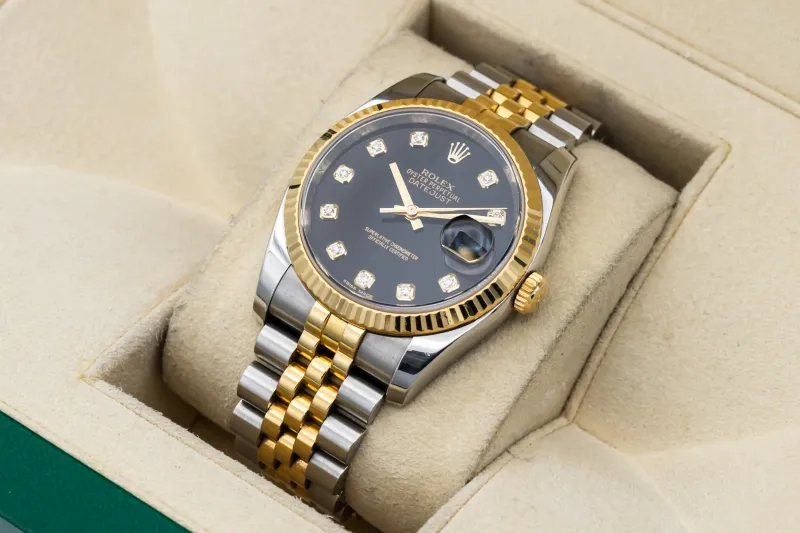 Rolex DateJust 36mm Steel & 18ct Yellow Gold Jubilee 116233 2015