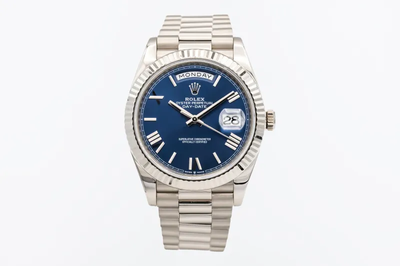 Rolex Day-Date 40mm 18ct White Gold Presidential 228239 2017