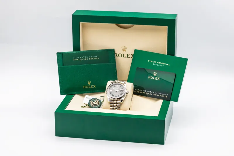 Rolex DateJust 41mm 'Wimbledon' Stainless Steel Jubilee 126334 2026 UNWORN