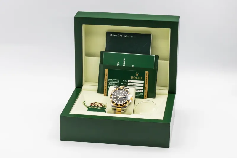 Rolex GMT-Master II 40mm Steel & 18ct Yellow Gold Oyster 116713LN 2013