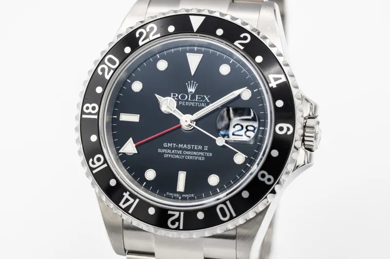 Rolex GMT-Master II 40mm Stainless Steel Oyster 16710 2002
