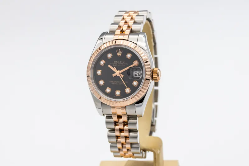 Rolex Lady DateJust 26mm Steel & 18ct Rose Gold Jubilee 179171 2006