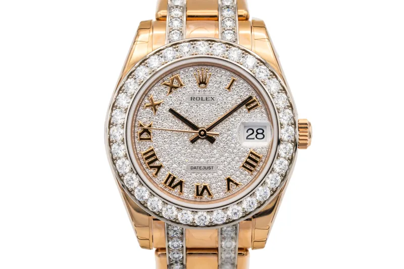 Rolex Pearlmaster 34mm 18ct Rose Gold Pearlmaster 81285 2019 UNWORN