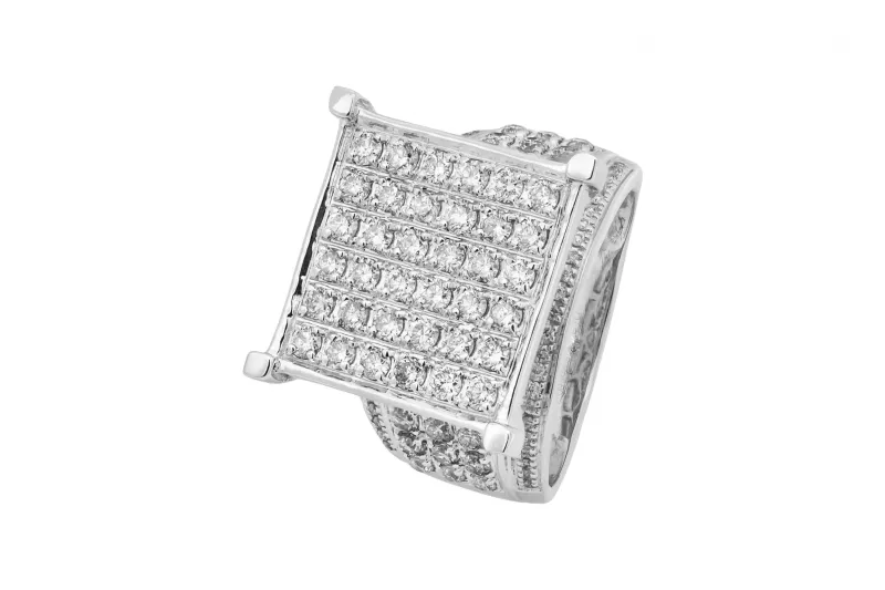 14ct White Gold Diamond Ring 2.25ct 12.8g