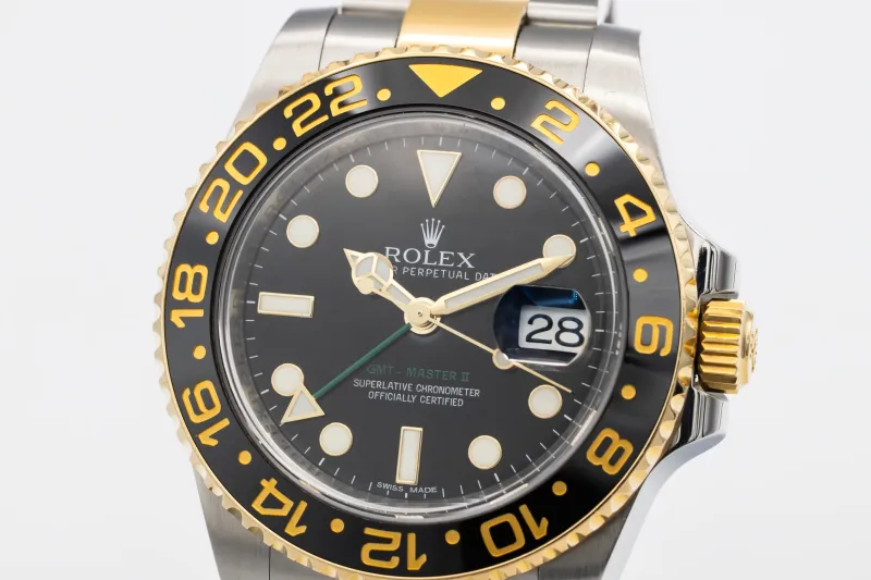 Rolex GMT-Master II 40mm Steel & 18ct Yellow Gold Oyster 116713LN 2013