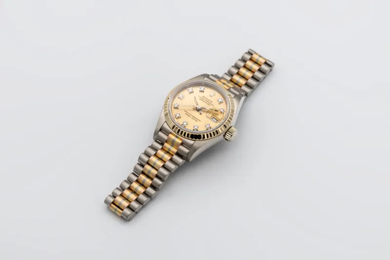 Rolex Lady DateJust 26mm 18ct White & Yellow Gold Tridor 69179 1989