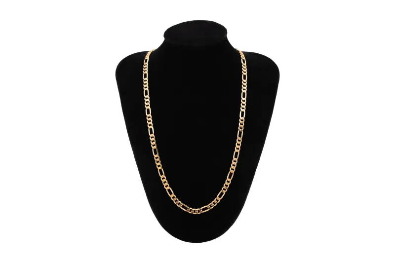 9ct Yellow Gold Curb Chain 24" 4.6mm 17.68g