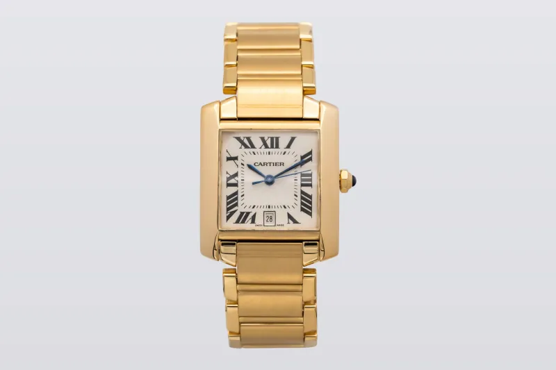 Cartier Tank Francaise 28mm x 32mm 18ct Yellow Gold W50001R2/1840 2003