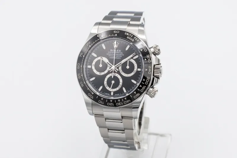 Rolex Cosmograph Daytona 40mm Stainless Steel Black Dial Oyster 126500LN 2024