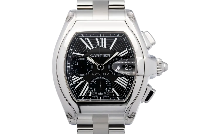 Cartier Roadster 42mm Stainless Steel W62020X6 Circa 2010
