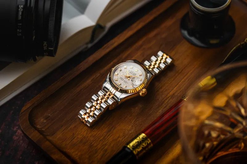 Rolex Lady DateJust 26mm Steel & Yellow Gold Jubilee 69173 1986