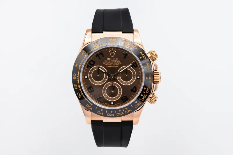 Rolex Cosmograph Daytona 40mm Black Oysterflex 116515LN 2017